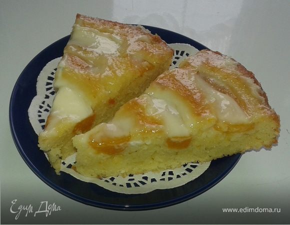 Десерт дня: творожно-фруктовый пирог Персики в решете - рецепт, состав, фото [Рецепты recipies]