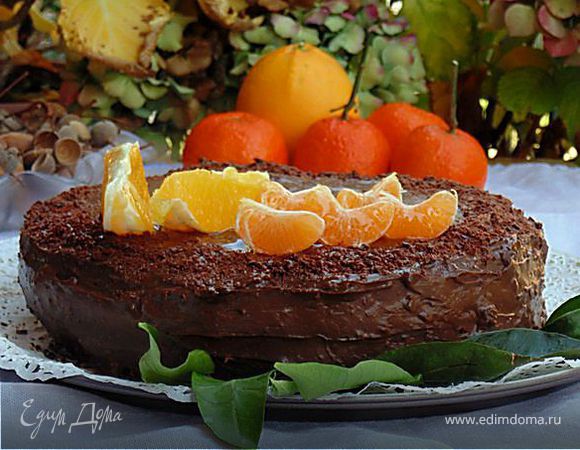 Итальянский торт "Шоколад и Апельсин"
