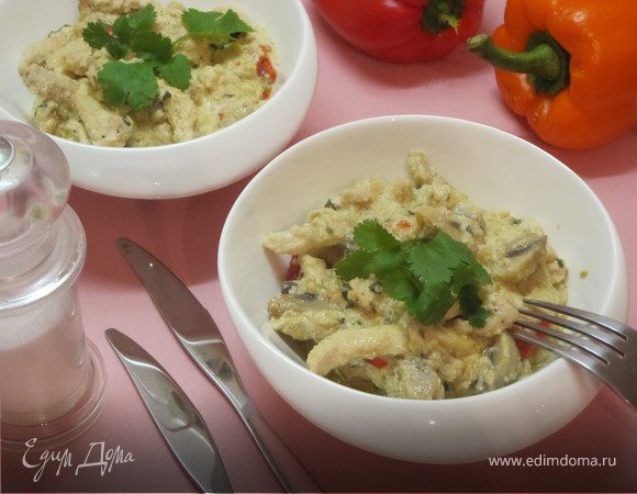 Фрикасе из курицы с овощами — рецепт с фото пошагово