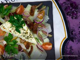Огуречный салат с фетой