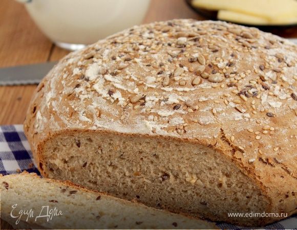 Хлеб из ржаной и пшеничной муки, пошаговый рецепт на ккал, фото, ингредиенты - ярослава