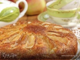 Скандинавский яблочный пирог с миндалем