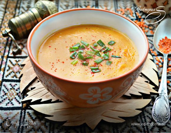 Ингредиенты для «Турецкий суп из красной чечевицы»: