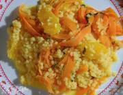 Марокканский салат из кускуса, апельсина и моркови