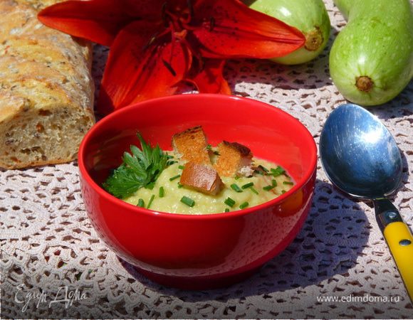 Суп пюре из кабачков: рецепт с фото