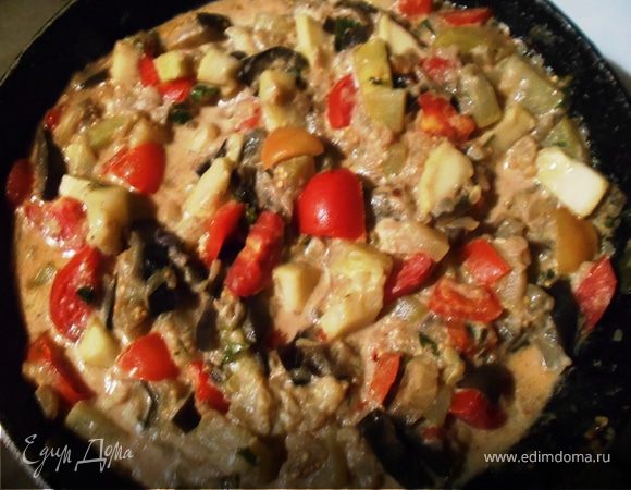 Рагу из баклажанов, кабачков и тыквы – пошаговый рецепт приготовления с фото