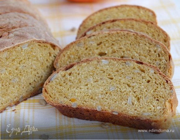 Пшенично-ржаной хлеб с тыквой