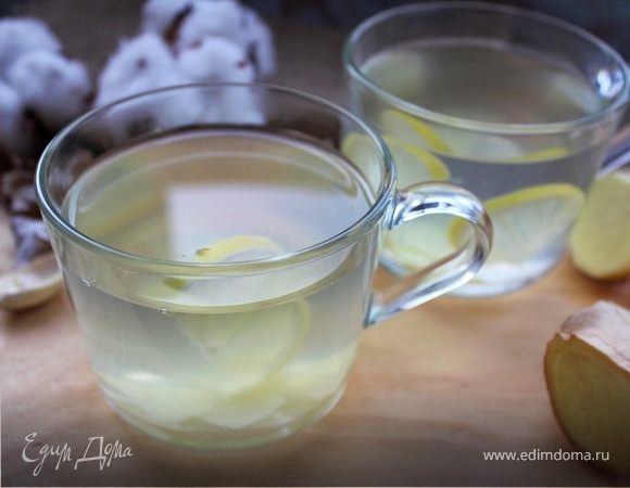 Напиток имбирный с лимоном и медом