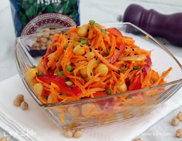 Салат светофор с корейской морковью