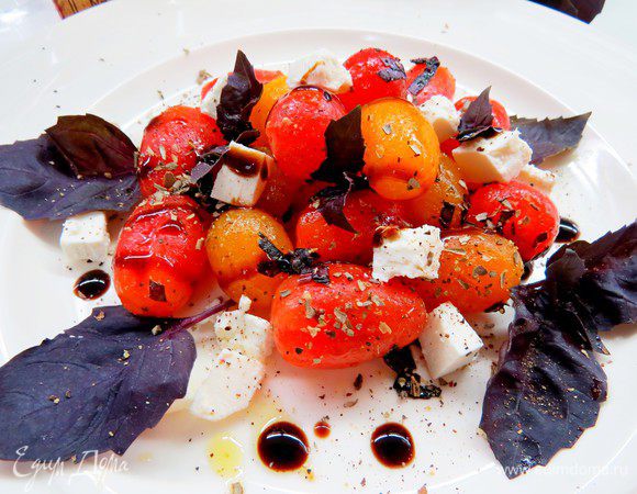 Салат с помидорами и сыром - рецепт и отзывы