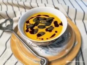 Тыквенный крем-суп с манго