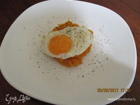 Тыквенное пюре с яйцом