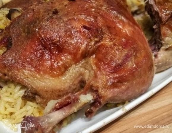 Запеченная утка с айвой: рецепт горячего новогоднего блюда