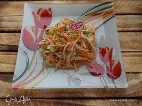 Салат с крабовыми палочками «Любимый»