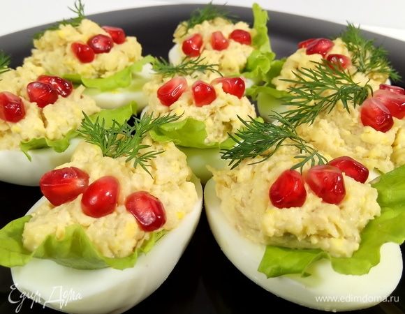 яйца фаршированные рецепты с фото простые и вкусные грибами | Дзен