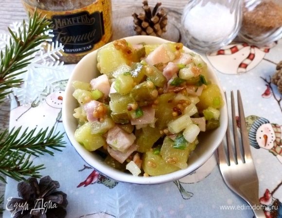 Салат с копченым окорочком - пошаговый рецепт с фото на webmaster-korolev.ru