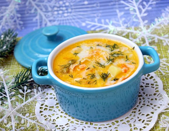 Крем суп из лосося — вкусный фото рецепт