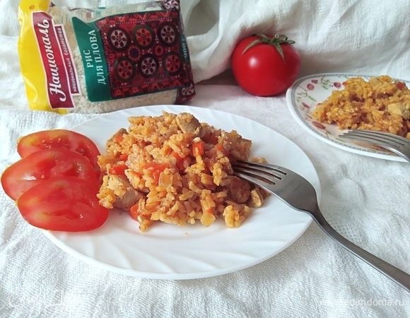 Плов из риса с помидорами по-турецки (Domatesli pilav)