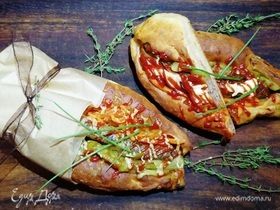 Баварские бутерброды-булочки с колбасой