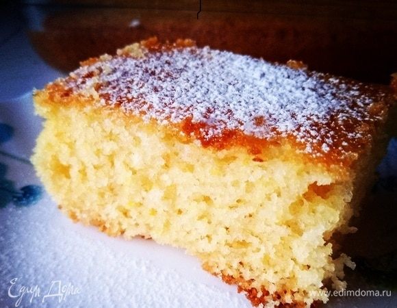 Пирог манник - простой и вкусный по рецепту в духовке