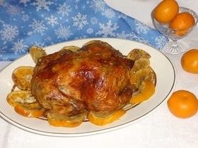 Курица с цитрусовыми «Новогодняя»