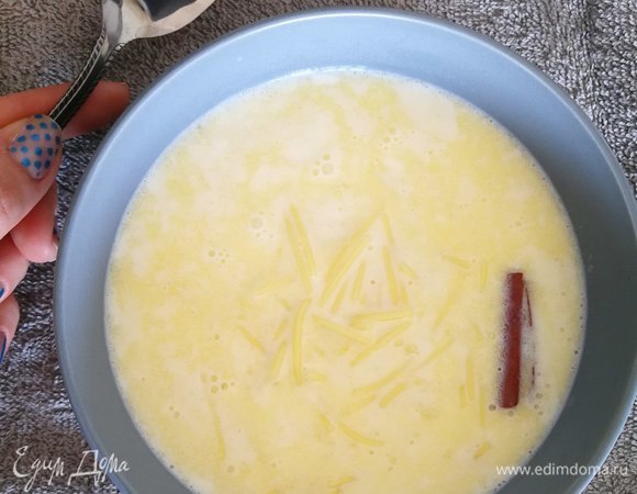 Молочный суп с вермишелью – как в садике