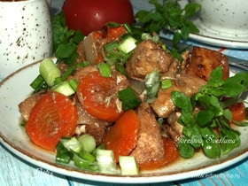 Куриное филе в томатно-медовом маринаде