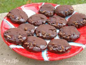 Печенье с шоколадными бобами