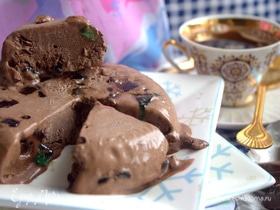 Шоколадное мороженое с мармеладом