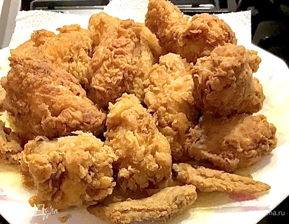 Рецепт: Крылышки KFC - в духовке