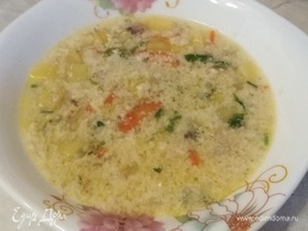 Яично-куриный суп