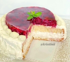 Торт «Вишневая нежность»