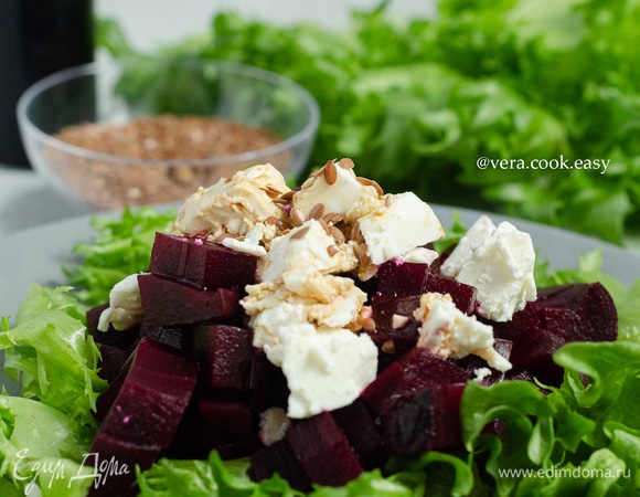 Салат из свеклы с сыром, пошаговый рецепт на 260 ккал, фото, ингредиенты - vera.cook.easy