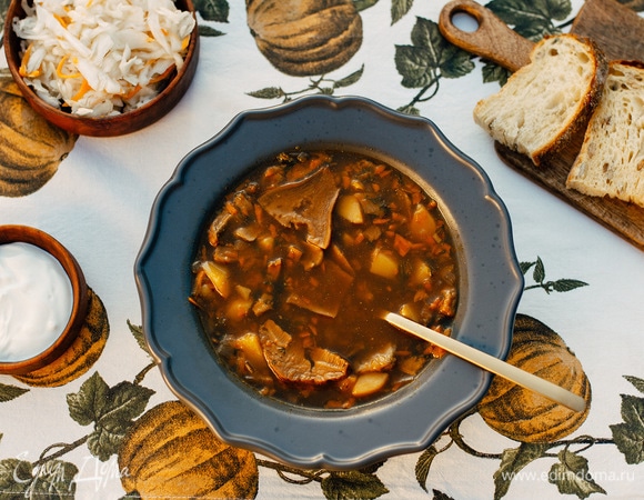 Суп из сушеных белых грибов с картошкой, пошаговый рецепт с фото