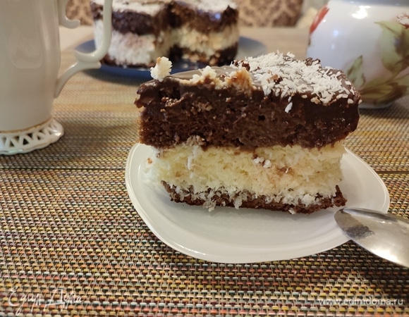 Домашний Шоколадный Торт Баунти с Кокосовой Начинкой/ Простой Рецепт Невероятного Вкусного Торта