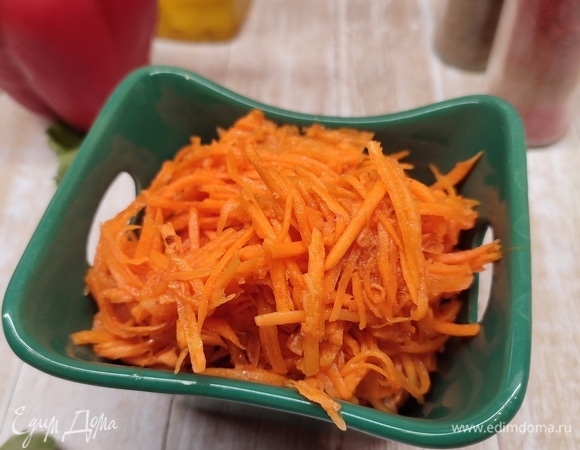 Морковь по-корейски с красной рыбой – пошаговый рецепт приготовления с фото