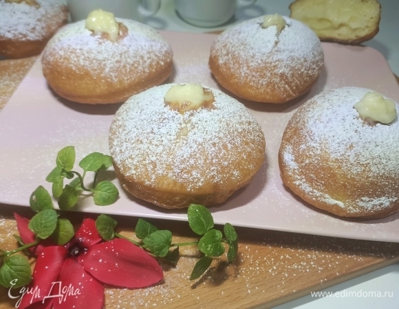 Тбилисские пончики с заварным кремом – пошаговый рецепт приготовления с фото