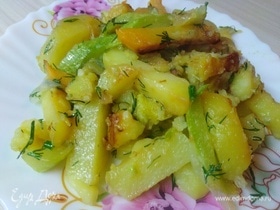 Рецепт салата из репы и овощей со сметаной | Меню недели