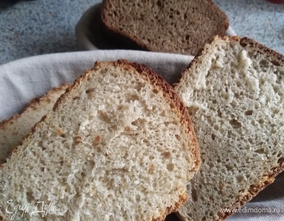 Пшенично-ржаной хлеб на сыворотке в хлебопечке