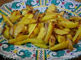 Запеченный картофель с тимьяном и домашним майонезом