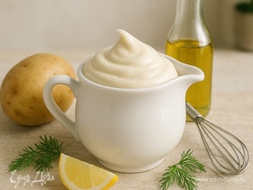 Постный майонез без яиц