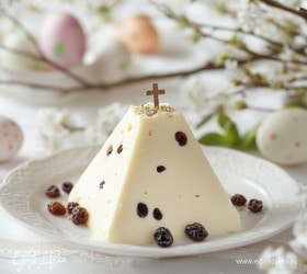 Классическая пасха с изюмом и ванилью