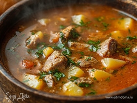 Харчо из свинины с картошкой