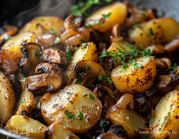 Картошка с грибами Картошка с грибами