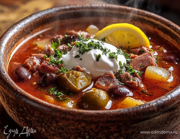 Солянка с картошкой