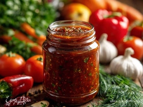 Соус краснодарский с яблоками на зиму