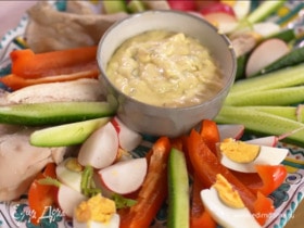 Закуска ассорти с соусом айоли Закуска ассорти с соусом айоли