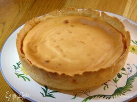 Тарт с лаймовым кремом на сгущенном молоке
