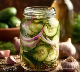 Огурцы по фински с яблочным уксусом