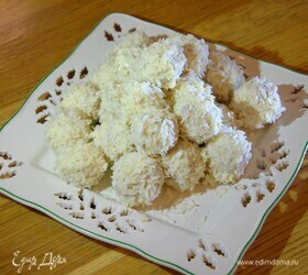 Песочное печенье «Кокосовые снежки»